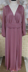 NWT GORGEOUS EVER PRETTY DUSTY ROSE / SPARKLES. SEE MEASUREMENTS, FOREIGN SIZE