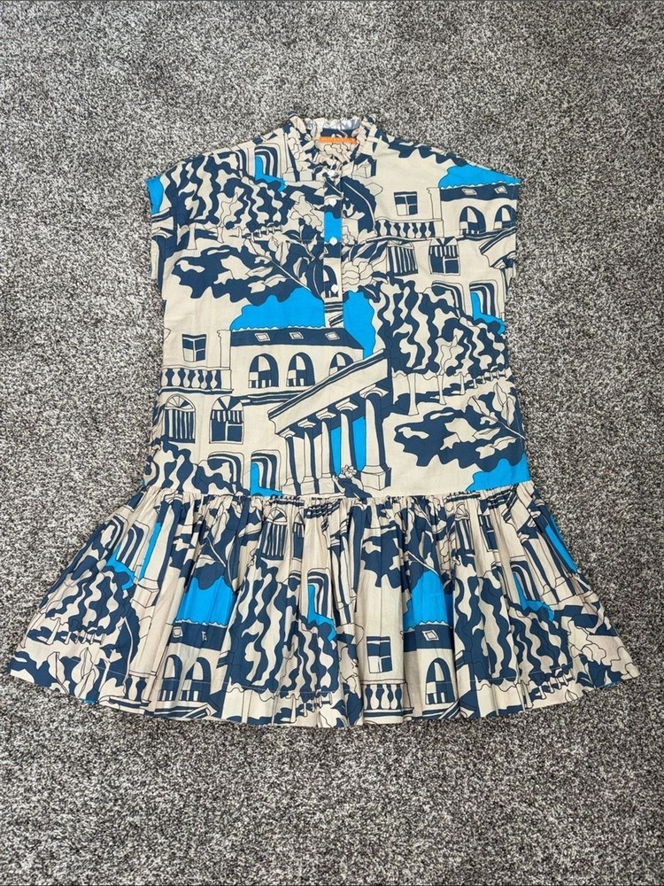 Oliphant Roma Cap Sleeve Dress