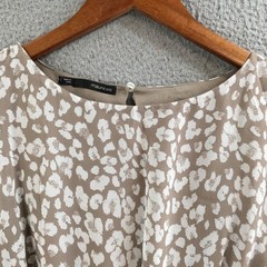Maurices A Line Dress Womens Small Sleeveless Knee Length Leopard Print Beige