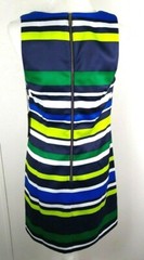Womens Vince Camuto Dress NWT A-Line Sheath Embellished Faux Gemstone Striped 6