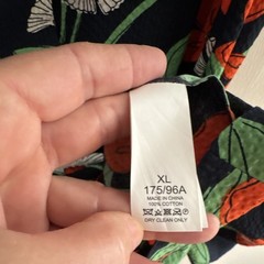 Kate Spade New York XL Black Floral Puff Sleeve Shift Dress Cotton Woven