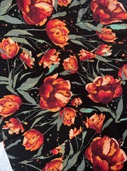 Lularoe Nicole Dress Black Red Coral Blush Roses 🌹 Medium 10/12 8/10 New Rare