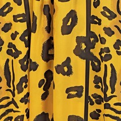 Vanessa Williams Maxi Dress Size 10 Long Sleeve Animal Print Lagenlook Cocktail