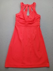 Tracy Reese Plenty Women&rsquo;s Sheath Knee Length 6 Coral Red Stretch Stylish