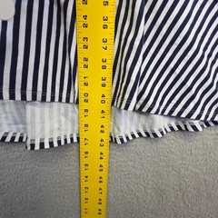 Ella Moss Dress Juniors S T-Shirt Blue Kidcore Striped Drop Waist Sailorcore