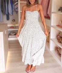 ZARA : Voluminous Flowing Halter Midi Dress : 4772/354 |UK Buyers No Import Fees