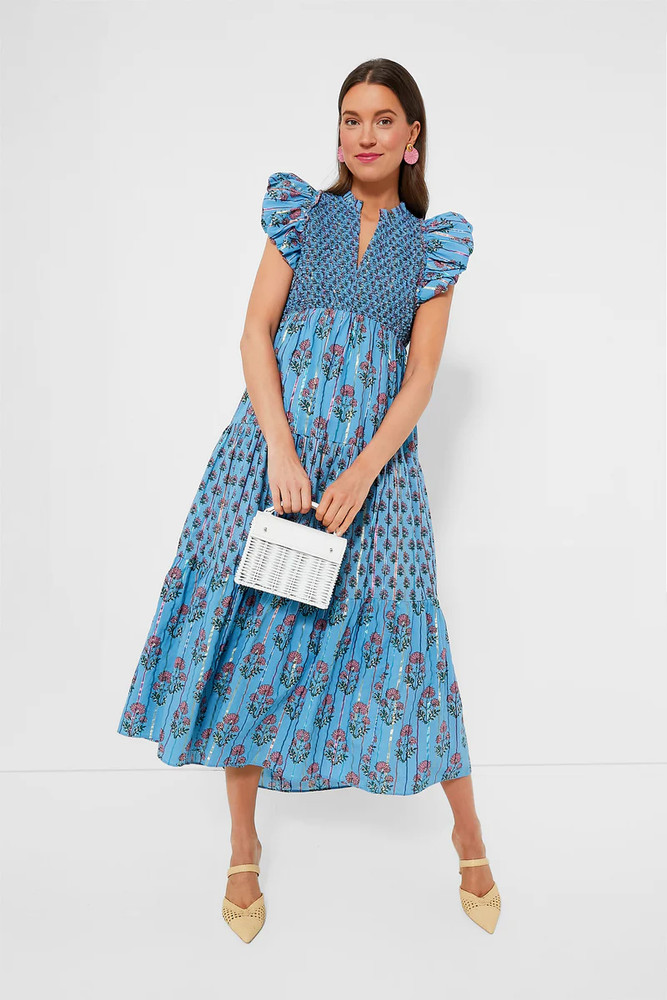 Saylor NY Almina Maxi Dress Medium EUC MSRP $328
