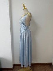 Helsa Silk Celeste Dress