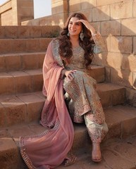 Pakistani Salwar Kameez Ready To Wear Dress Suit 3 Piece Wedding Party Bollywood