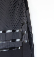 Sportmax Sleeveless Sheath Pencil Dress Womens Large 14 Black Silk Jersey Italy