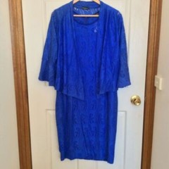 Whispers Women&rsquo;s Lace Jacket Dress Sizes S M L Mother of Bride Wedding Party