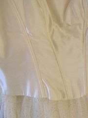Jessica McClintock for GUNNE SAX Off White Corset & Tulle Wedding Prom Size 7