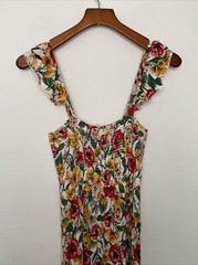 Pie in the sky Womens Dress Multicolor Floral Casual Size Large