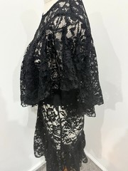 Black Milk Black Lace Frill Dress (belt Not Included)