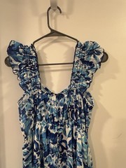 NWT Periwinkle Southern Blossom Blue Floral Dress Size S