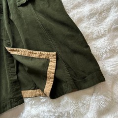 45R / 45rpm Cotton blend Stretch Moleskin Serge Dress Khaki Exc