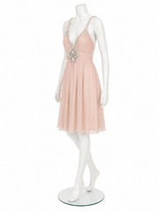 Jenny Packham (back label) crystal embellished silk dress UK 8 US 4 NWT
