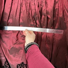 SCOTT MCCLINTOCK velvet Satin Baroque Regrncy Core Skirt Waist Small Med