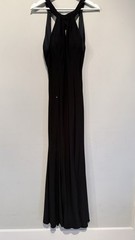 NWT COLORS DRESS MAXI LONG GOWN PROM WEDDING BACK CUT OUT BACK SLIT WOMEN 4/S
