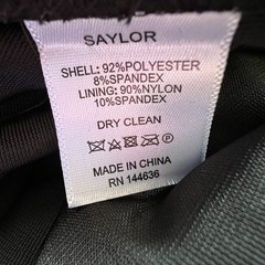Saylor Nollie Velvet Rainbow Rhinestone Mini Dress Black Womens Medium NEW Ae21