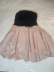 DressWindsor Strapless Dress dull peach & Black Size 3. #101