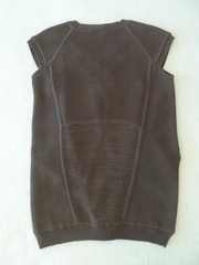 Zero+Maria Cornejo Brown Asym Zip Cocoon Sweater Dress or Cardigan Coat M L $650