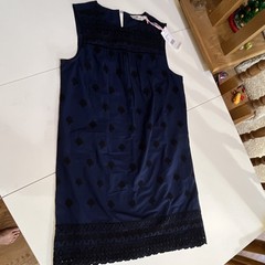 NWT Vineyard Vines Women&rsquo;s Navy Size S Sleeveless Knee Length Sundress lined
