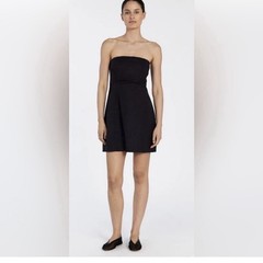 NEW DISSH Frances BLACK Strapless MINI DRESS US 6 EU 38 AU 10 Zip