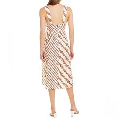For Love and Lemons Plus Georgia Midi Dress Pink Orange Size 1X