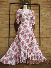 Per Una Best Seller Size 20 Floral Print Faux Wrap Frilled Midi Dress.