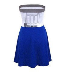 NWT Star Wars Mighty Fine R2-D2 Strapless Skater Dress – Size Small