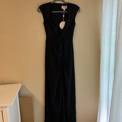NWT Keepsake The Label Surrender Maxi Dress Black XS