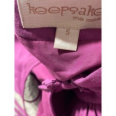 Keepsake The Label Open Back Mini Dress Womens Small Fushia Party Criss Cross