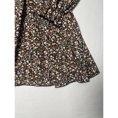 SHEIN Floral Flounce Sleeve Dress Multicolor Women&rsquo;s Large