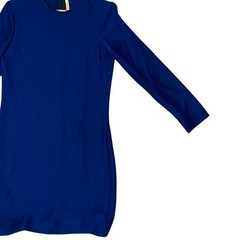 CELINE (Phoebe Philo era) Silk Blend Dress, Size 34, Blue Women USED