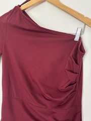 Sarin Matthews One Shoulder Formal Dress Size Medium NEW Party Evening C25