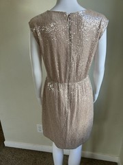 J Crew Sequin Mini Cocktail Dress Womens 2 Blush Pink Party Wedding Guest NWT