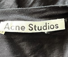 Acne Studios Ordelia Tencel Dress Black size L