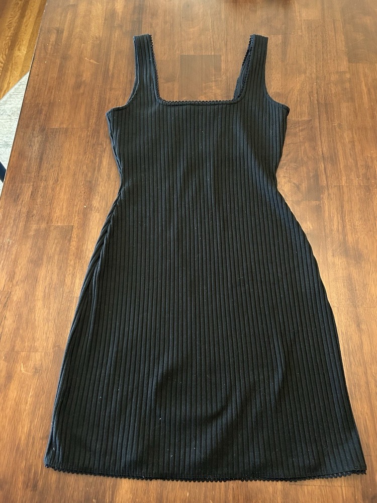 Solid And Striped Bodycon Dress