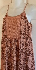 Xhilaration Adjustable Strap Lightweight Gauzy Hippie Boho Maxi Dress size Small