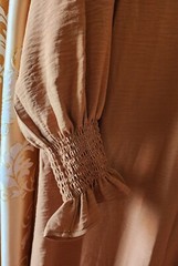 Light Brown Camel Caramel Abaya – Slight Stretchy Fabric – 56&Prime;