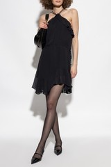 Isabel Marant Etoile Women&rsquo;s Betty Spaghetti Strap Ruffle Short Mini Dress S 34