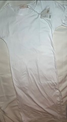 Tory Burch White Long Dress Solid No Pattern Short Sleeve Casual Elegant