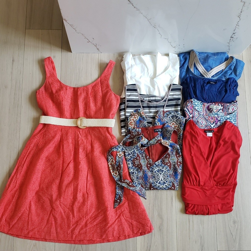 Womens Dress Capsule Medium Bundle 7Pc Lot THML Resort Wedding Guest