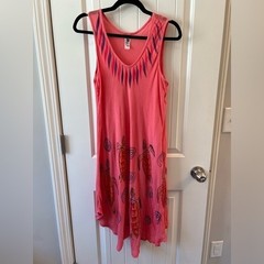 India Boutique Pink Maxi Dress One Size
