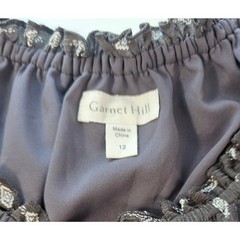 Garnet hill 12 silk sheath shift dress lined elastic waist sleevless EUC career