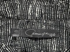 Patterson J. Kincaid black dots polyester sheer cover up dress M