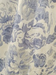 Reformation Bucatini Linen Midi Dress Floral Blue/White US6 UK10 Medium