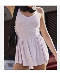 Free People / FP Movement Smockin Hot Dress Lavender Medium New* 09