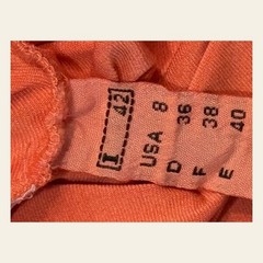 Class Roberto Cavalli coral halter midi dress IT 42